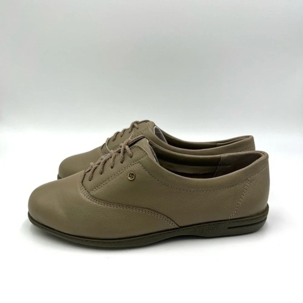 6WW 6XW Easy Spirit Motion Lace Up Comfort Leather Oxford Walking Sneakers Shoes